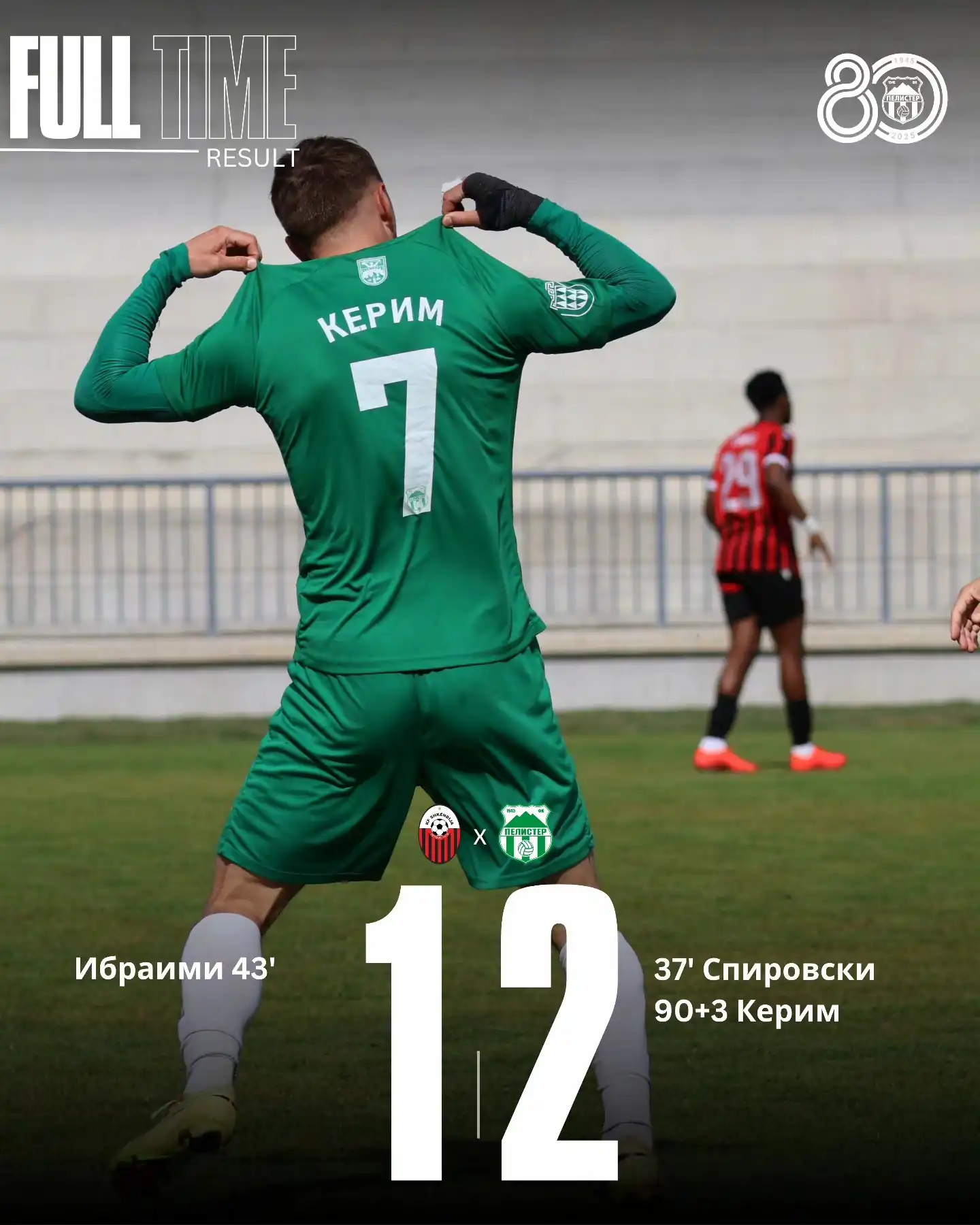 Шкендија - Пелистер 1:2